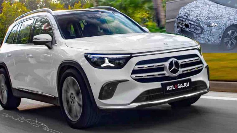 Mercedes Benz GLB ใหม่ เตรียมเปิดตัว พร้อมไฟฟ้าล้วน ในปี 2025