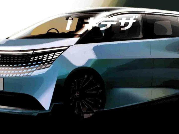 NISSAN ElGrand e-POWER ใหม่ เทียบชั้น Alphad ภาพอิงจากทีเซอร์