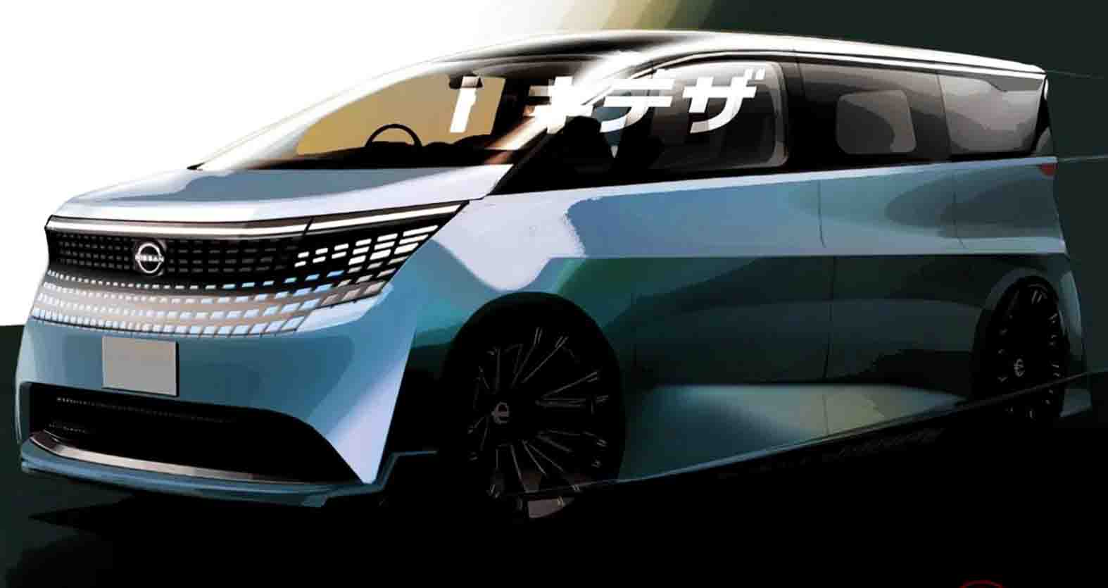 NISSAN ElGrand e-POWER ใหม่ เทียบชั้น Alphad ภาพอิงจากทีเซอร์