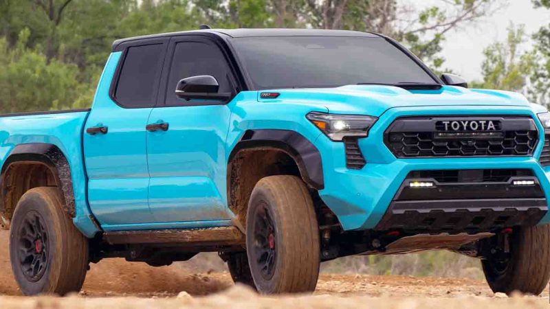 เพิ่มตัวถังสีฟ้า ใหม่ TOYOTA TACOMA TRD Pro ในสหรัฐฯ i-Force MAX 2.4T HYBRID