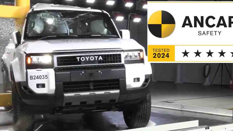 คะแนนความปลอดภัยการชนระดับ 5 ดาว ANCAP สำหรับ TOYOTA PRADO 250 ใหม่