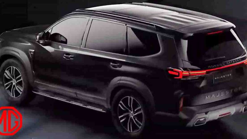 MG Majestor SUV 3 แถว 7 ที่นั่ง บนฐานกระบะ เตรียมเปิดตัวอินเดีย