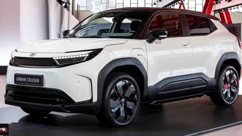 เปิดตัวอย่างเป็นทางการในยุโรป TOYOTA Urban Cruiser EV ระยะวิ่ง 400 กม./ชาร์จ WLTP