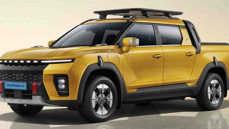เปิดตัว KG Mobility/SsangYong Musso รถกระบะไฟฟ้า ในเกาหลีใต้