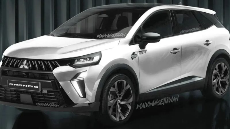 NEW Mitsubishi Grandis MHEV และ HEV ภาพอิงจากทีเซอร์ ก่อนเปิดตัวในยุโรปปีนี้ พร้อม ระบบ ADAS ครบครัน