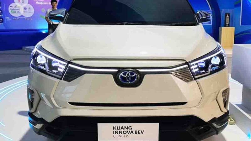 เผยโฉม TOYOTA INNOVA BEV Concept ต้นแบบไฟฟ้าล้วน ในอินโดฯ