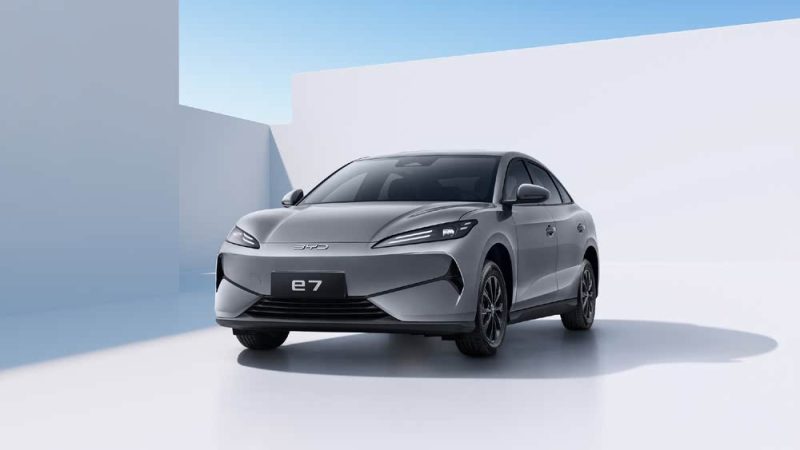 ปล่อยภาพอย่างเป็นทางการ “BYD e7” ซีดานไฟฟ้า ขนาดกลาง ในจีน