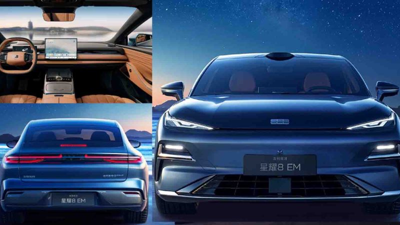 ประหยัด 33.3 กม./ลิตร ในโหมดสันดาป Geely Galaxy Starshine 8 EM ปลั๊กอินไฮบริด ก่อนเปิดตัวจีน