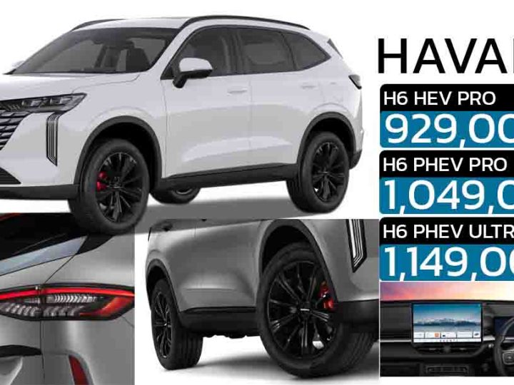 เปิดขายไทย 929,000 – 1,149,000 บาท HAVAL H6 ไมเนอร์เ้ชนจ์ ไฮบริด และ ปลั๊กอินไฮบริด
