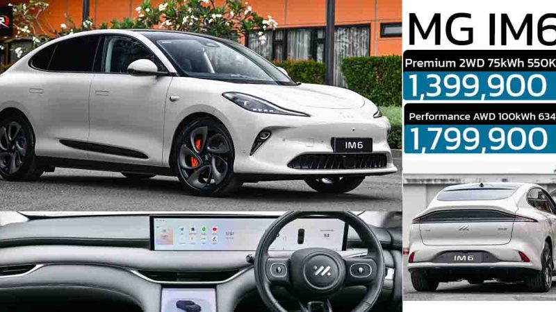 ปรับราคาเท่าเดิม IM6 SUV 550 – 634 กม./ชาร์จ NEDC เหลือ 1,399,900 – 1,799,900 บาท