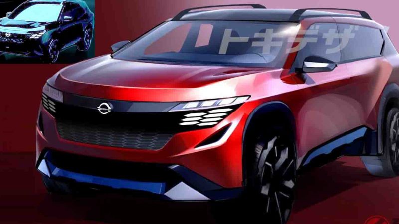 NISSAN Rogue/X-Trail PHEV ปลั๊กอินไฮบริด ภายในปี 2026 ในสหรัฐฯ * อิงจากภาพเงา