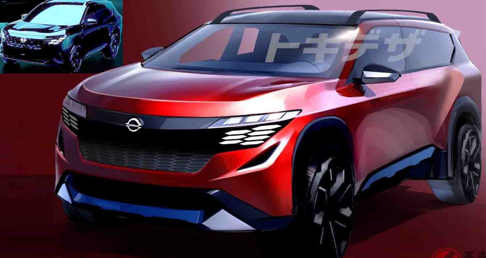 NISSAN Rogue/X-Trail PHEV ปลั๊กอินไฮบริด ภายในปี 2026 ในสหรัฐฯ * อิงจากภาพเงา