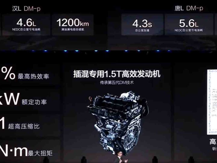 BYD เปิดตัวเทคโนโลยี DM-p ปลั๊กอินไฮบริด รุ่นที่ 5 แยกล้ออิสระเต็มช่วงความเร็ว