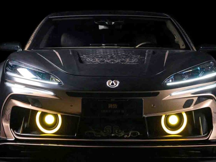 BYD Denza Z9GT Black Myth Theme Modified Edition Car เผยแพร่ภาพอย่างเป็นทางการ ชุดแต่งยกย่องวัฒนธรรมการดัดแปลงจีน