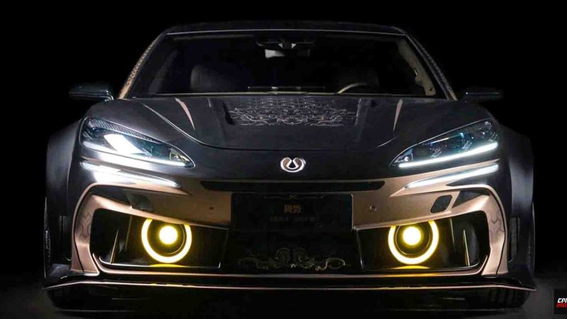 BYD Denza Z9GT Black Myth Theme Modified Edition Car เผยแพร่ภาพอย่างเป็นทางการ ชุดแต่งยกย่องวัฒนธรรมการดัดแปลงจีน