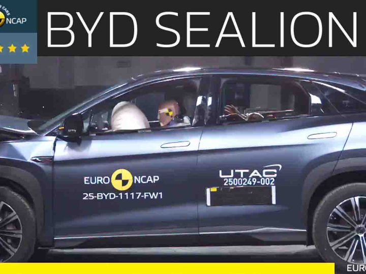 ทดสอบการชน EURO NCAP 5 ดาว BYD SEALION 7 EV