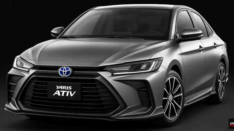 ลุ้นขายไทยกลางปีนี้ TOYOTA YARIS ATIV HEV ไฮบริดใหม่ * ภาพในจินตนาการ