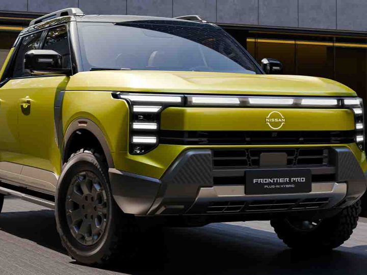 Nissan Frontier Pro มาแล้ว! กระบะ PHEV คันแรกของค่าย วิ่งไฟฟ้าล้วนไกล 135 กม.
