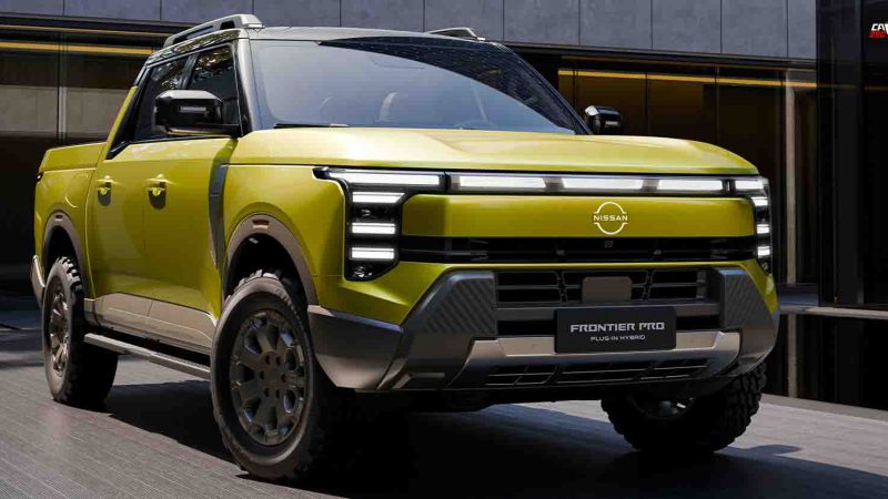 Nissan Frontier Pro มาแล้ว! กระบะ PHEV คันแรกของค่าย วิ่งไฟฟ้าล้วนไกล 135 กม.