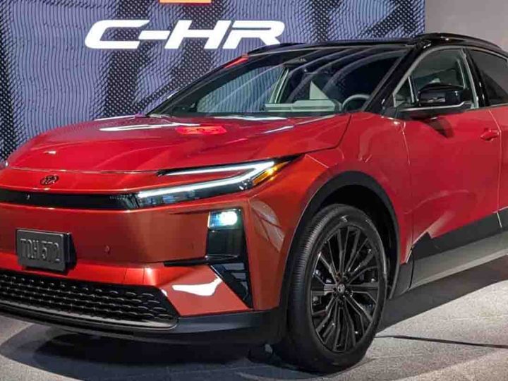 ภาพคันจริง TOYOTA C-HR BEV ในสหรัฐฯ 74.7kWh 467 กม./ชาร์จ EPA