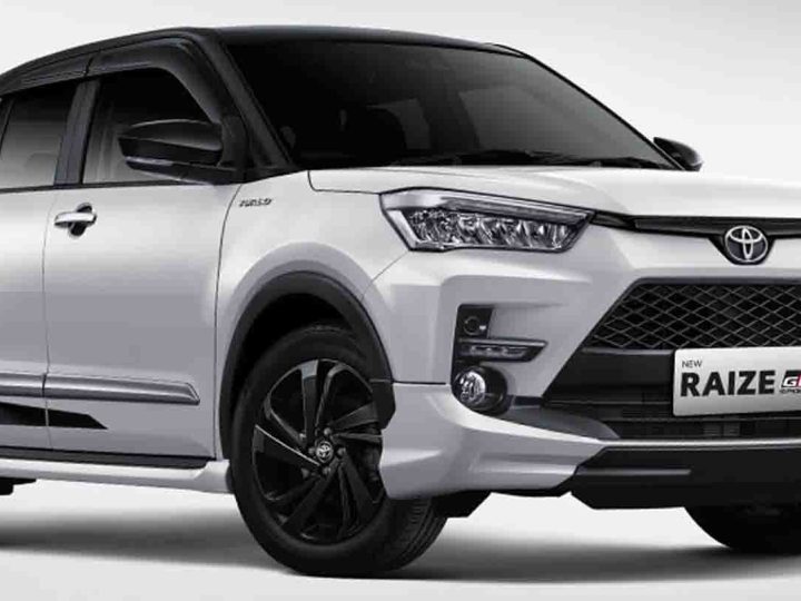 ราคา 566,000 บาท TOYOTA RAIZE GR SPORT 1.0T 98 แรงม้า ในอินโดฯ คู่แข่ง SUZUKI FRONX