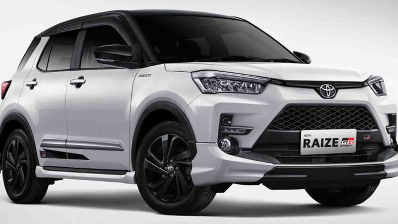 ราคา 566,000 บาท TOYOTA RAIZE GR SPORT 1.0T 98 แรงม้า ในอินโดฯ คู่แข่ง SUZUKI FRONX