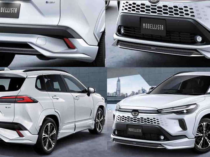 TOYOTA Corolla CROSS พร้อมชุดแต่ง Modellista ไฮบริด 2.0L ในญี่ปุ่น