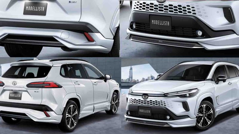 TOYOTA Corolla CROSS พร้อมชุดแต่ง Modellista ไฮบริด 2.0L ในญี่ปุ่น