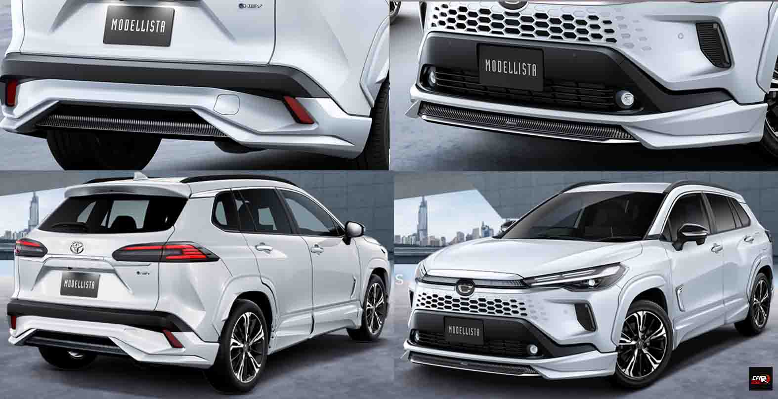 TOYOTA Corolla CROSS พร้อมชุดแต่ง Modellista ไฮบริด 2.0L ในญี่ปุ่น