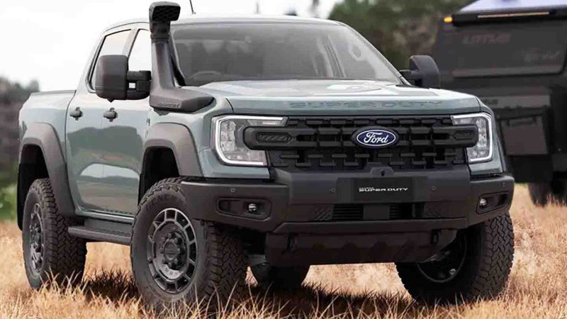 เปิดราคา 1.76 – 1.90 ล้านบาท ในออสเตรเลีย Ford Ranger Super Duty 2025 ลากจูงได้ถึง 4.5 ตัน