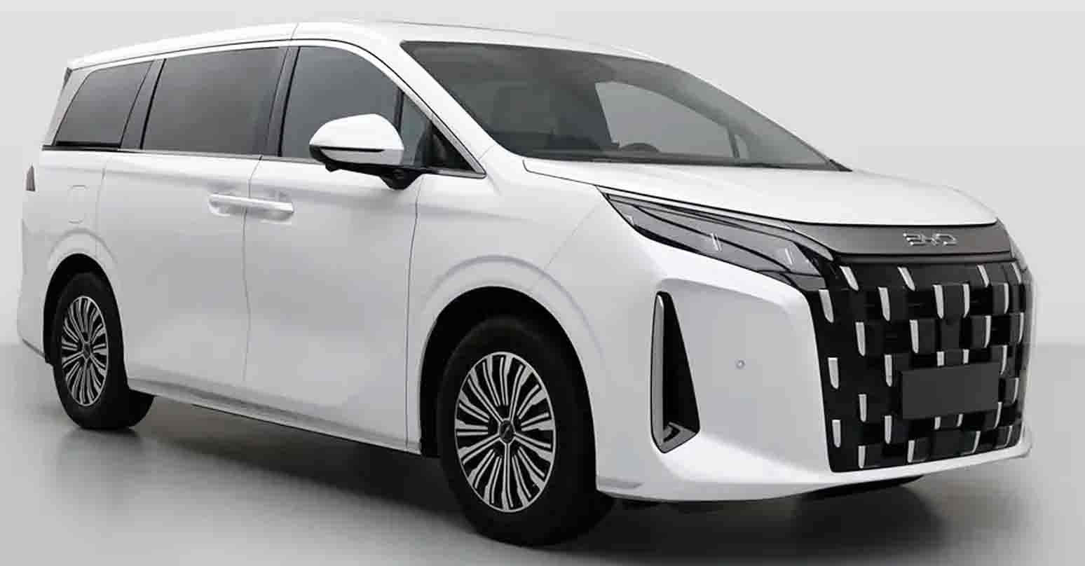 ภาพอย่างเป็นทางการ เวอร์ชั่นต่างประเทศ BYD M9 MPV ปลั๊กอินไฮบริด เปิดตัว 26 มิถุนายนในเม็กซิโก หลังจากนั้นเปิดตัวเอเชีย