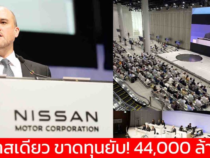 ด่วน! นิสสันดิ่งเหว ขาดทุน 44,000 ล้านบาทในไตรมาสเดียว สั่งปิด 7 โรงงาน ปลดพนักงาน 20,000 ตำแหน่ง
