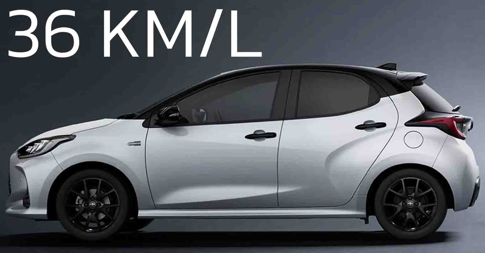 อัตราประหยัด 36 กม./ลิตร TOYOTA YARIS Z Urbano ไฮบริดในญี่ปุ่น ราคา 586,000 บาท เบนซินไฮบริด 1.5 ลิตร