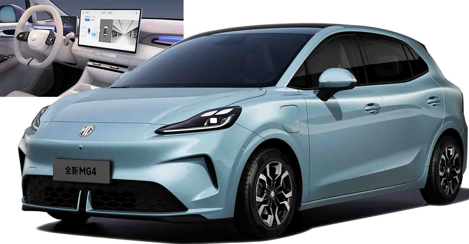 เปิดขายจีน 332,000 – 476,000 บาท NEW MG 4 EV 437 – 530 กม./ชาร์จ CLTC