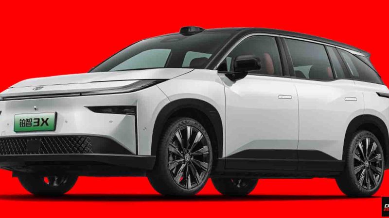 GAC TOYOTA Platinum 3X 520 – 620 กม./ชาร์จ ราคา 497,000 – 723,000 บาท ในจีน
