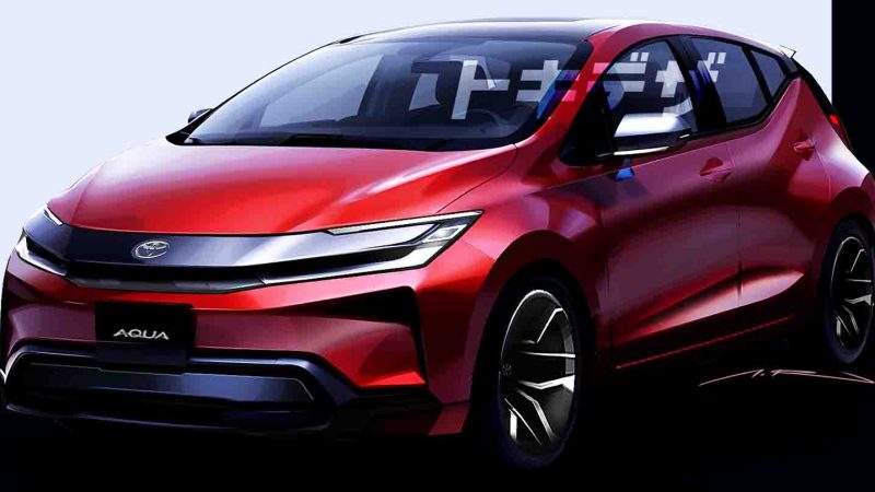 TOYOTA Aqua hatchback อาจเป็นรุ่นต่อไปของ โตโยต้า พร้อมดีไซน์สไตล์ PRIUS