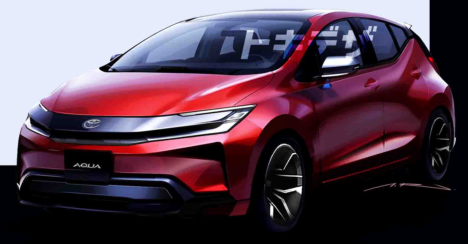 TOYOTA Aqua hatchback อาจเป็นรุ่นต่อไปของ โตโยต้า พร้อมดีไซน์สไตล์ PRIUS