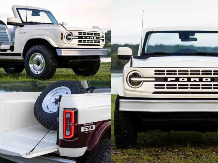 Ford Bronco Roadster Concept ฉลอง 60 ปี ตำนานออฟโรด ไร้หลังคา ไร้ประตู สไตล์ย้อนยุค