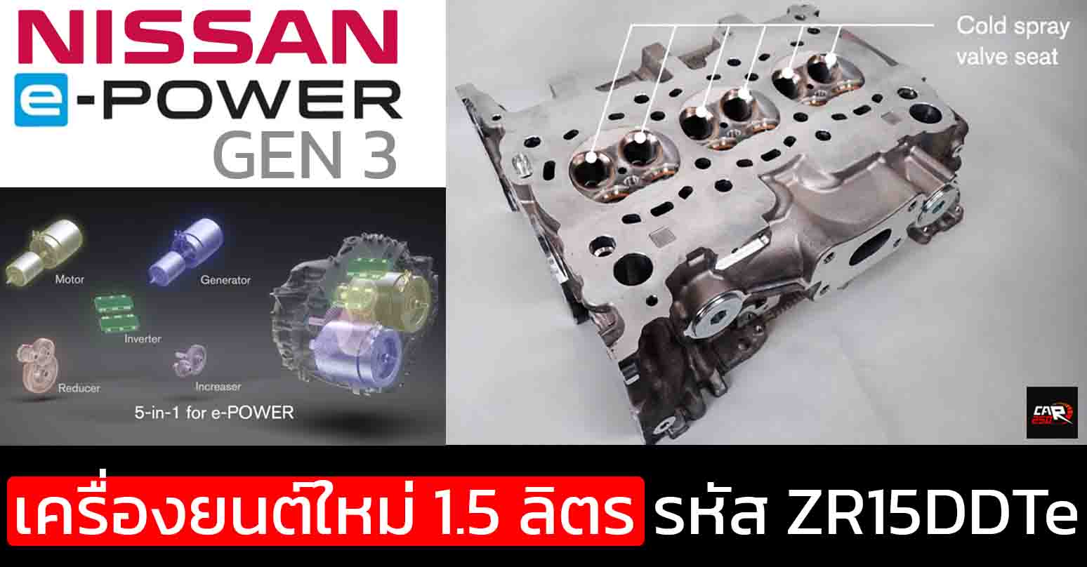 NISSAN เผยเครื่องยนต์ใหม่ 1.5 ลิตร ZR15DDTe ในขุมพลัง e-POWER เจนที่ 3 พร้อทเทคฯ STARC
