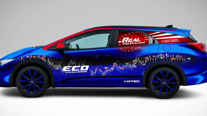 10 ปีก่อน HONDA บันทึกสถิติโลก เครื่องยนต์ประหยัด 35.4 กม./ลิตร ใน Honda Civic Tourer 1.6 i-DTEC