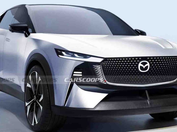 All-NEW MAZDA CX-6e รุ่นใหม่ กำลังเปิดตัว ในอนาคต  * ภาพในจินตนาการ