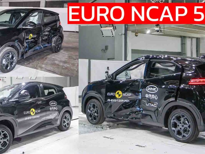 BYD DOLPHIN SURF ทดสอบการชน EURO NCAP 5 ดาวในยุโรป