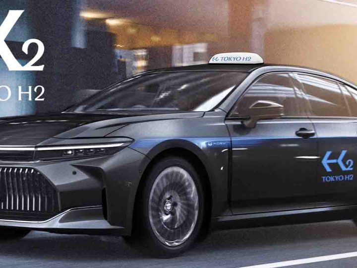 ปล่อยภาพ TOYOTA Crown Fuel Cell Taxi แท็กซี่ไฮโดรเจนระดับพรีเมียม