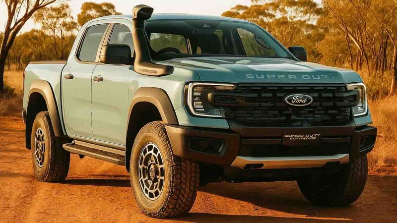 ก่อนขายไทยปีหน้า Ford Ranger Super Duty กระบะสายลาก 4.5 ตัน ผลิตในไทย
