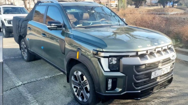 เผยภาพกระบะใหม่ KGM Musso เตรียมชนตรง Toyota Hilux และ Ford Ranger ปี 2026