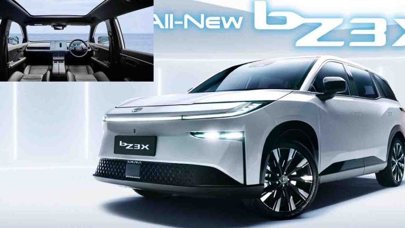 เปิดราคา 962,000 บาทในฮ่องกง Toyota bZ3X รุ่นพวงมาลัยขวา (RHD) 565 กม./ชาร์จ NEDC