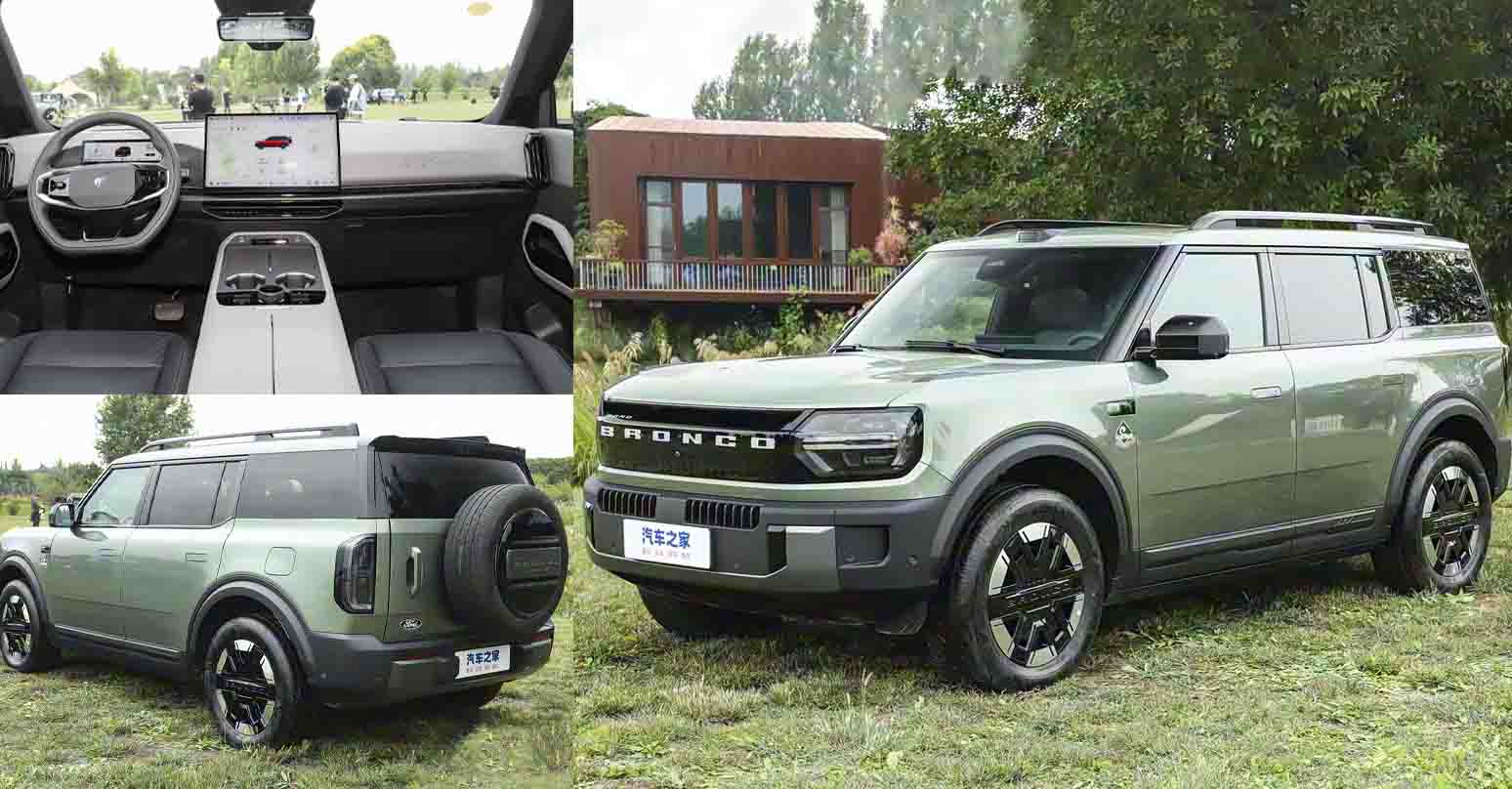 รวมภาพคันจริง ฟอร์ด Bronco EV ไฟฟ้าล้วน 650KM และ ไฟฟ้าช่วงขยาย 220KM ในประเทศจีน