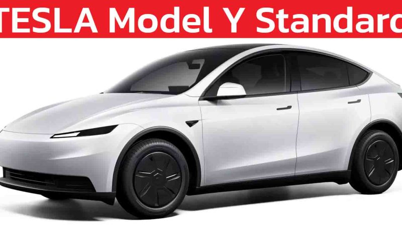 เปิดตัว TESLA Model Y Standard ราคา 1.29 ล้านบาทในสหรัฐฯ ตัดออฟชั่น หั่นราคาลง