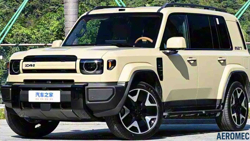 รวมภาพคันจริง Chery iCAR V27 REEV ใหม่ วิ่งไฟฟ้า 150 กม. ก่อนเปิดตัวในจีน