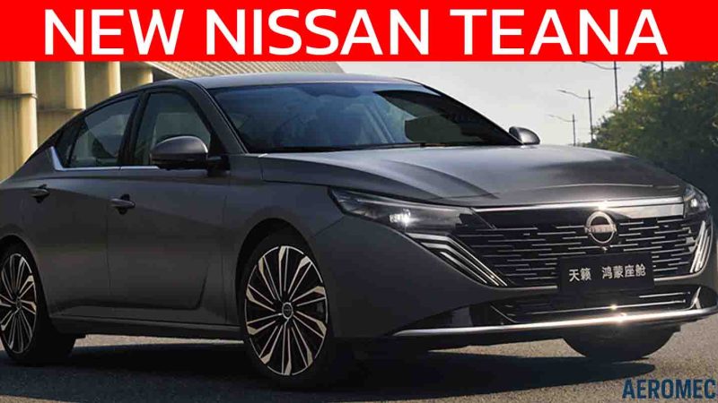 เปิดขายจีน 593,000 บาท NEW NISSAN Teana รุ่นปรับปรุงใหม่ พร้อม HarmonyOS Cockpit